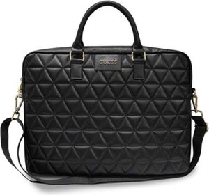 Guess, Tasche für Notebook 15 Zoll mit Logo und Schulterriemen, Schwarz