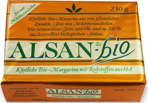 Alsan - Margarine mit Rohstoffen aus kbA -- 250g