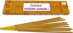 Räucherstäbchen Räucherwerk Meditation Weihrauch Holy Smokes Sandelholz Werk NAG CHAMPA, gelb