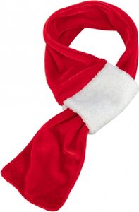 Trixie Xmas Schal - rot/weiß - 90 cm