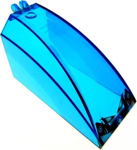 1 x Lego Windschutzscheibe transparent dunkel blau 8x4x4 windscreen Cockpit Kuppel Fenster Au