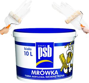 Akrylová barva na stěny a stropy PSB 10L bílá
