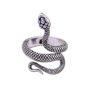 Ring Snake Schlange Schlangenring Design Silber Größe einstellbar