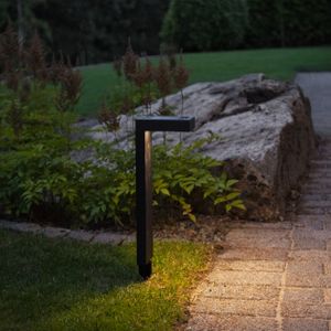 Star Trading LED Solar Wegeleuchte Vici Bewegungssensor 38x10 cm schwarz