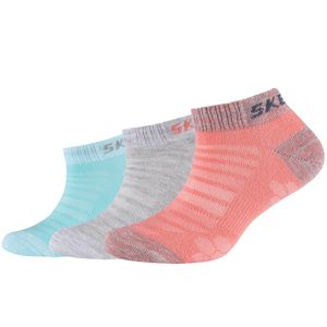 Skechers 3PPK Girls Mesh Ventilation Socks SK43032-3060, skarpetki, dla dziewczynek, wielokolorowe