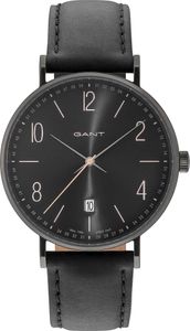 Gant Herrenuhr Lederarmband schwarz GT034005 DETROIT