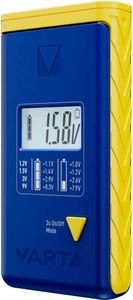 VARTA Batterie Tester LCD-Display blau / gelb