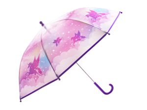 Kinder-Regenschirm transparent Pegasus - bb-Klostermann 53140