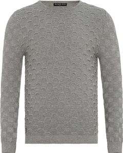 Red Bridge Herren Strickpullover Pullover Structured Grau XL
