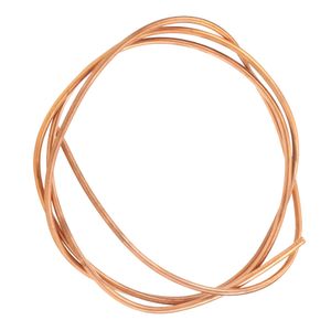 2 m C1100 T2 Kupferrohr, weiches Spulenrohr für Klimaanlage, Kühlschrank, Außendurchmesser 6 mm/Innendurchmesser 5 mm