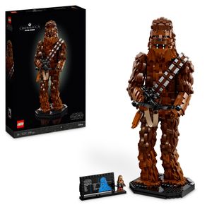 LEGO 75371 Star Wars Chewbacca, Wookie-Figur zum Sammeln, Bogenspanner, Minifigur und Infotafel, Die Rückkehr der Jedi-Ritter, Modell-Bausatz für Erwachsene, kreatives Geschenk für Männer und Frauen