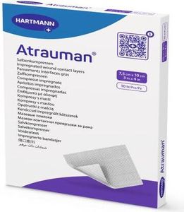 Hartmann Atrauman masťový obklad 7,5x10cm P10 | balenie (10 ks)