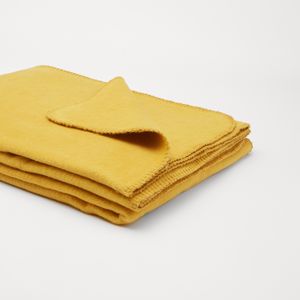 Flauschige Baumwolldecke - regional hergestellt Maße - 150 x 200 cm Farbe - honeygold