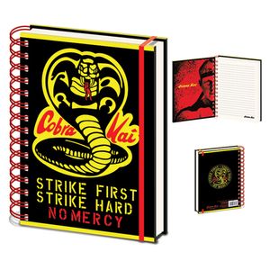 Cobra Kai - No Mercy - Notizbuch A5, Spiralbindung, Buch liniert