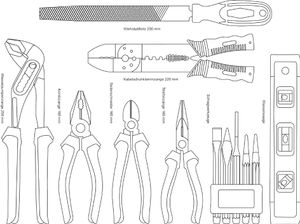 Brüder Mannesmann Werkzeug-Set 29077, 159 Teile