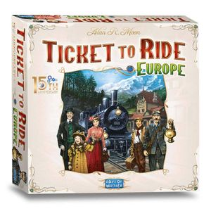 Days of Wonder Ticket to Ride Europe 15th anniversary jubileumeditie, Brettspiel, Strategie, 8 Jahr(e), 60 min, Familienspiel