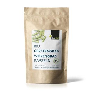 Gerstengras & Weizengras Kapseln, 180 Stk., 400mg
