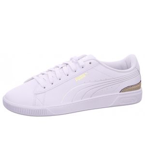 Puma Vikky v3 Damenschuhe Schnürschuhe Sportive Sneaker low Weiß Freizeit, Schuhgröße:EUR 38 | UK 5