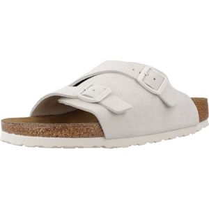 Birkenstock Zürich Suede Leather Narrow Fit - Grau, 7