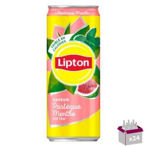 Lipton Ice Tea Pastèque Menthe Slim - 24 x 33 cL