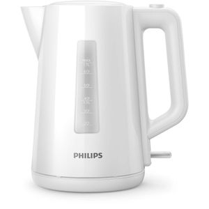 Philips Wasserkocher Serie 3000, 1,7 l, Tassenanzeige, herausnehmbarer Filter, Kontrollleuchte, weiß (HD9318/00)