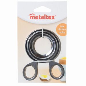 Metaltex 251-005010 Eierköpfer Edelstahl 10,5cm, silber (1 Stück)