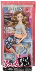 Barbie Made to Move Puppe (blond strawberry)