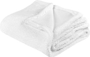 BELIANI Deka biela polyester Umelá kožušina 125 x 150 cm mäkká huňatá prikrývka textilné doplnky obývacia izba spálňa