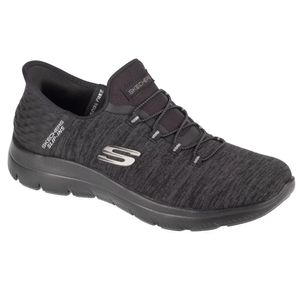 Skechers Damen-Sneaker-Slipper SLIP-INS SUMMITS D Schwarz, Farbe:schwarz, EU Größe:39