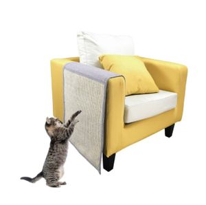 Katzen Kratzmatte Kratzschutz Sofa - Sisal Kratzteppich 130 x 45 cm für Katze