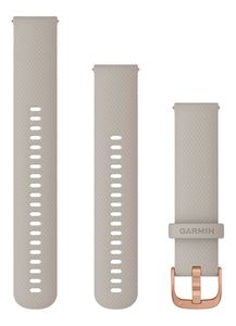 Garmin - Náhradný remienok na zápästie - 20 mm - silikónový - piesková farba - 010-12932-12