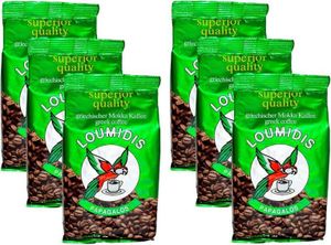 6x194g Beutel Loumidis Kaffee - gerösteter Mokka 6x194g Beutel Loumidis Kaffee - gerösteter Mokka