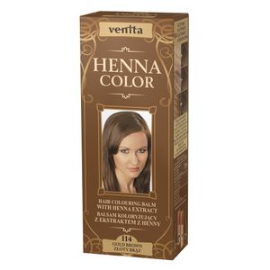 Venita Henna Color Balsam koloryzujący z ekstraktem z heny 114 Złoty brąz, 75ml