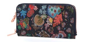 Oilily Kartenhalter Amelie Sits Card Zip Wallet Black Iris mehrfarbig