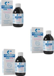 3x Curasept Mundspülung ADS 212 - 3x 200ml