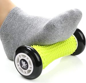 H&S Fußmassage Igelball - Faszienrolle Fuß - Fußmassageroller zur Faszien Massage - Roller für Hand & Fuss aus Silikon mit Noppen für Stressabbau & Entspannung - Igelrolle für Füße - Fuß Faszienrolle