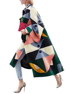 Damen Color Block Windbreaker Damen Loose Flare Sleeve Jacke,Farbe: grün,Größe:5XL