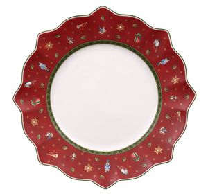 Villeroy & Boch Speiseteller Toy's Delight rot,weiß