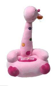 knorr toys Kindersessel - "Milva"/giraffe/soft pink/; 68550