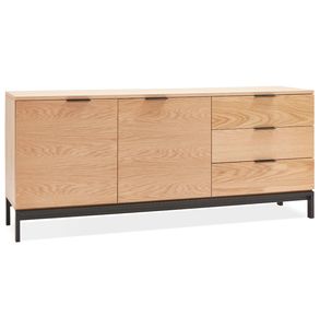 Kokoon® Sideboard / Büroschrank STADA 40x160x70 cm,Holz , Natürlich,73,87 kg