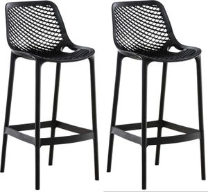 2er Set Outdoor Barhocker Air – schwarz 2er Set Outdoor Barhocker Air – schwarz