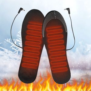 Beheizbare Einlegesohlen, Sohlenwärmer USB-betriebene Fußwärmer, Heiße Füße, Winter Thermo Fußwärme Schuhheizung, Zuschneidbare, Größe 35-40