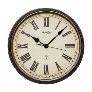 AMS Funk-Wanduhr, Funkwerk, D42x8cm, 5977