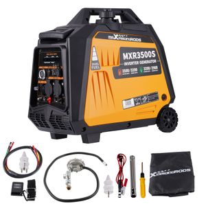 MaXpeedingrods Dual Fuel Stromerzeuger Inverter Generator 3500W Tragbar 25kg for Notsituationen