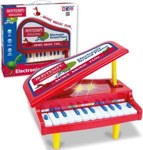 elektronisches Klavier 11 Tasten 21,5 cm rot