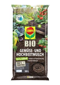 COMPO BIO Gemüse- und Hochbeetmulch 50 l torffrei