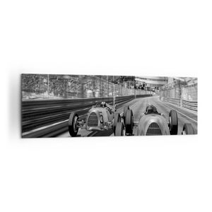 Bild auf Leinwand - Leinwandbild - Einteilig - Formel 1 Retro - 160x50cm - Wand Bild - Wanddeko - Wandbilder - Leinwanddruck - Bilder - Wanddekoration - Leinwand bilder - Wandbild - AB160x50-4843
