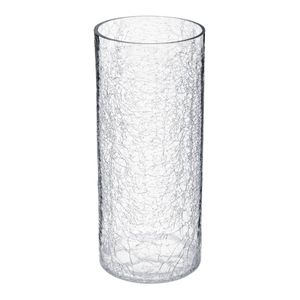 Zylindervase - Craquelé-Glas - H30 cm - Atmosphera créateur d'intérieur