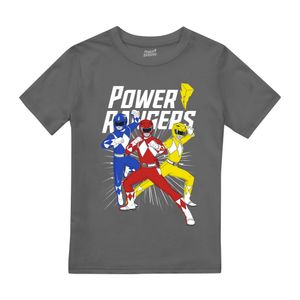 Power Rangers - T-Shirt für Jungen TV2449 (128) (Holzkohle)