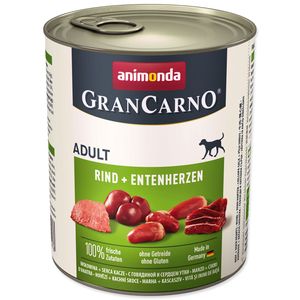 Animonda GranCarno Adult Beef & Duck Hearts 800g (ilość: 6 na jednostkę zamówienia)